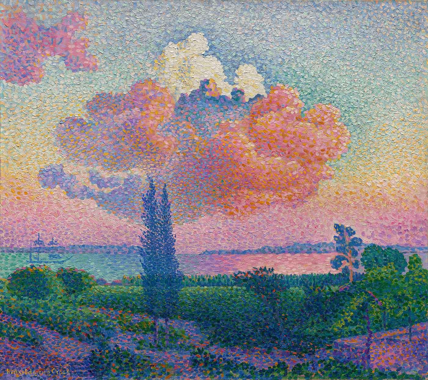 The Rose Cloud by Henri Edmond Cross