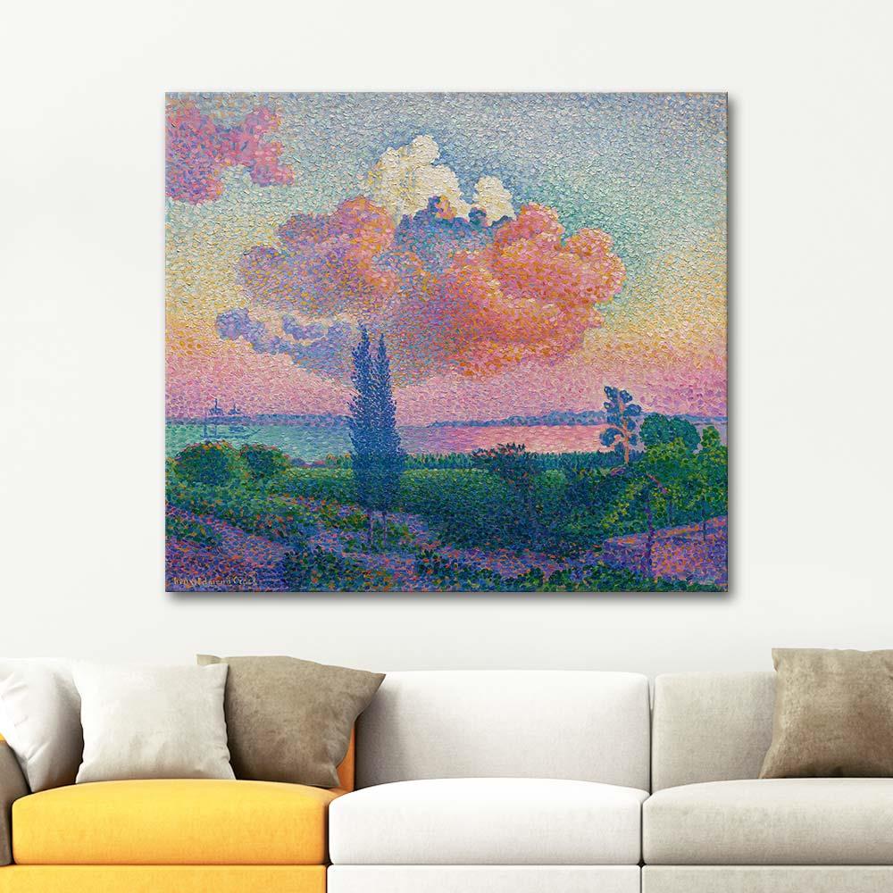 The Rose Cloud by Henri Edmond Cross as Art Print