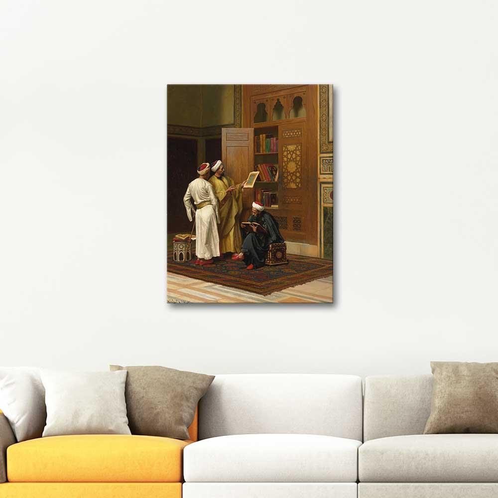 Ludwig Deutsch Akademisyenler Kanvas Tablo