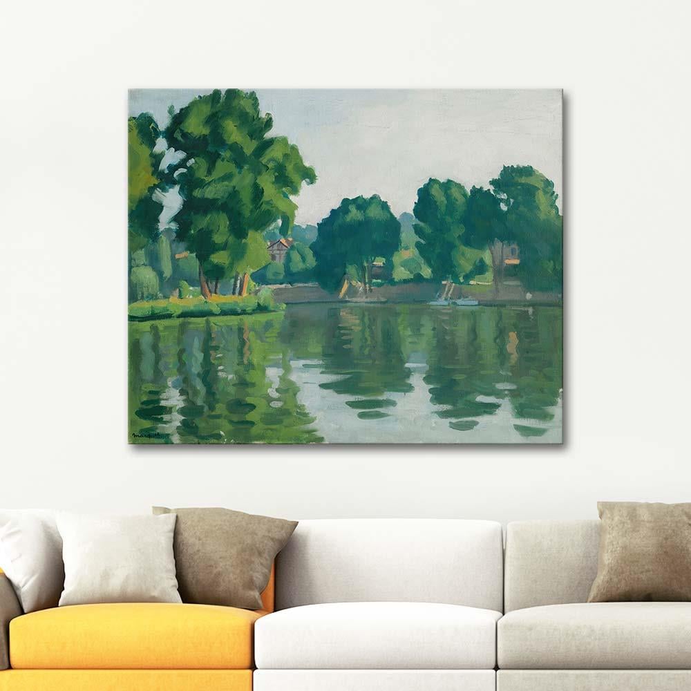 The Seine at Poissy by Albert Marquet as Art Print