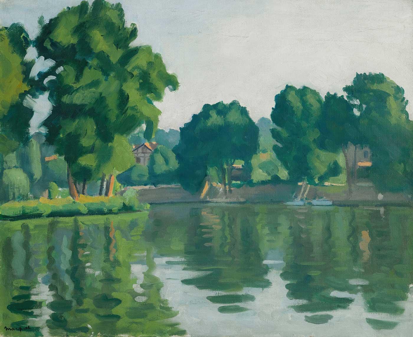 The Seine at Poissy by Albert Marquet as Art Print