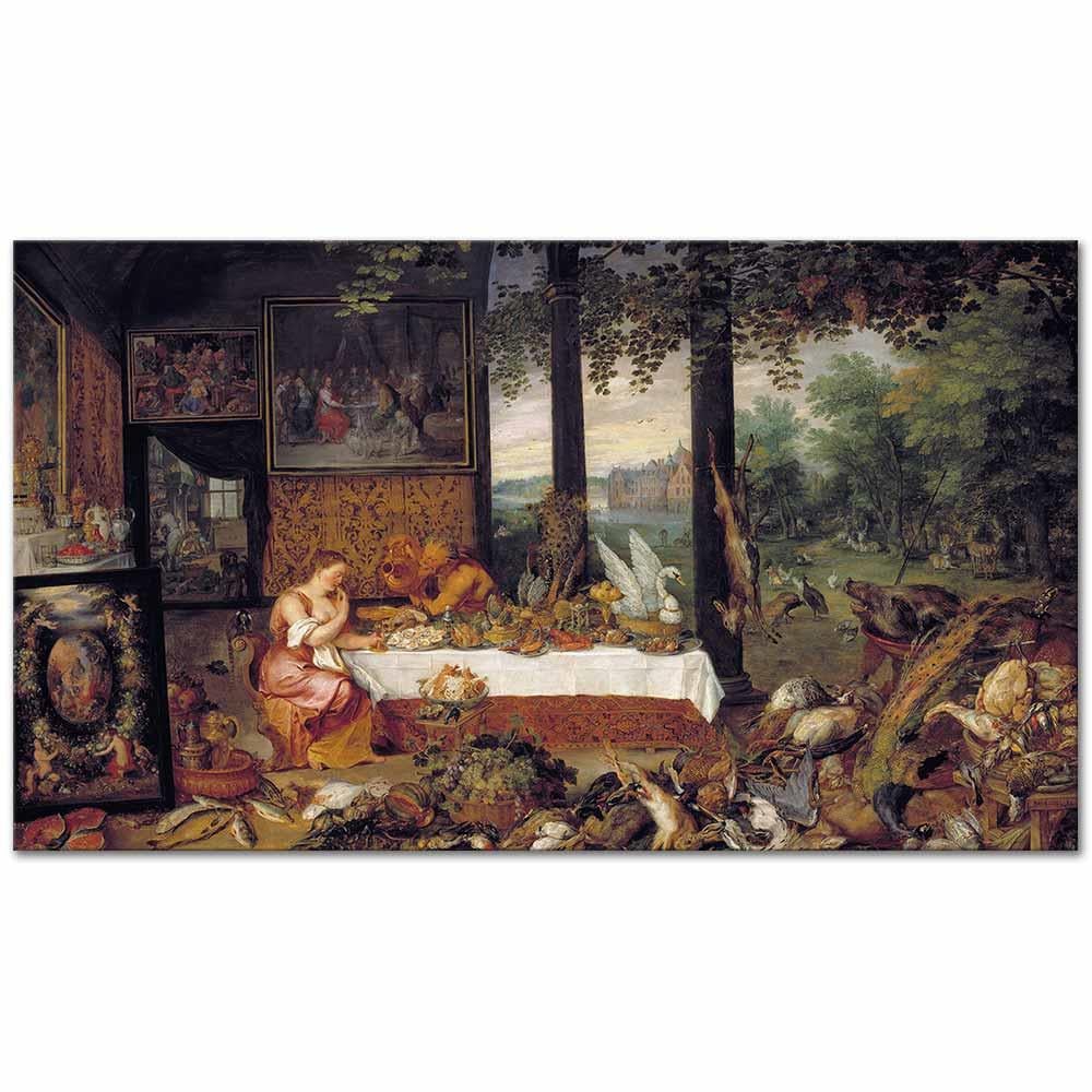 The Sense of Taste by Peter Paul Rubens as Art Print