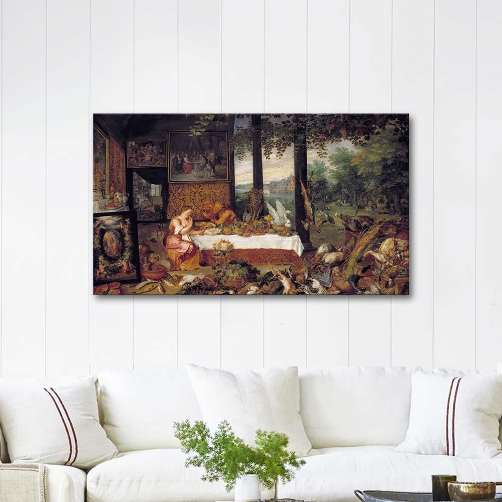 The Sense of Taste by Peter Paul Rubens as Art Print