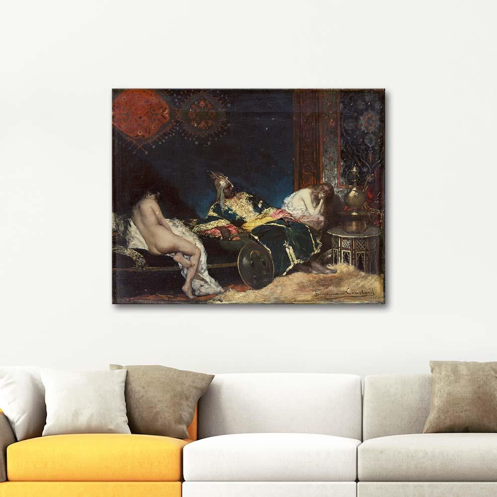 The Serbian Concubine by Jean Joseph Benjamin Constant as Art Print