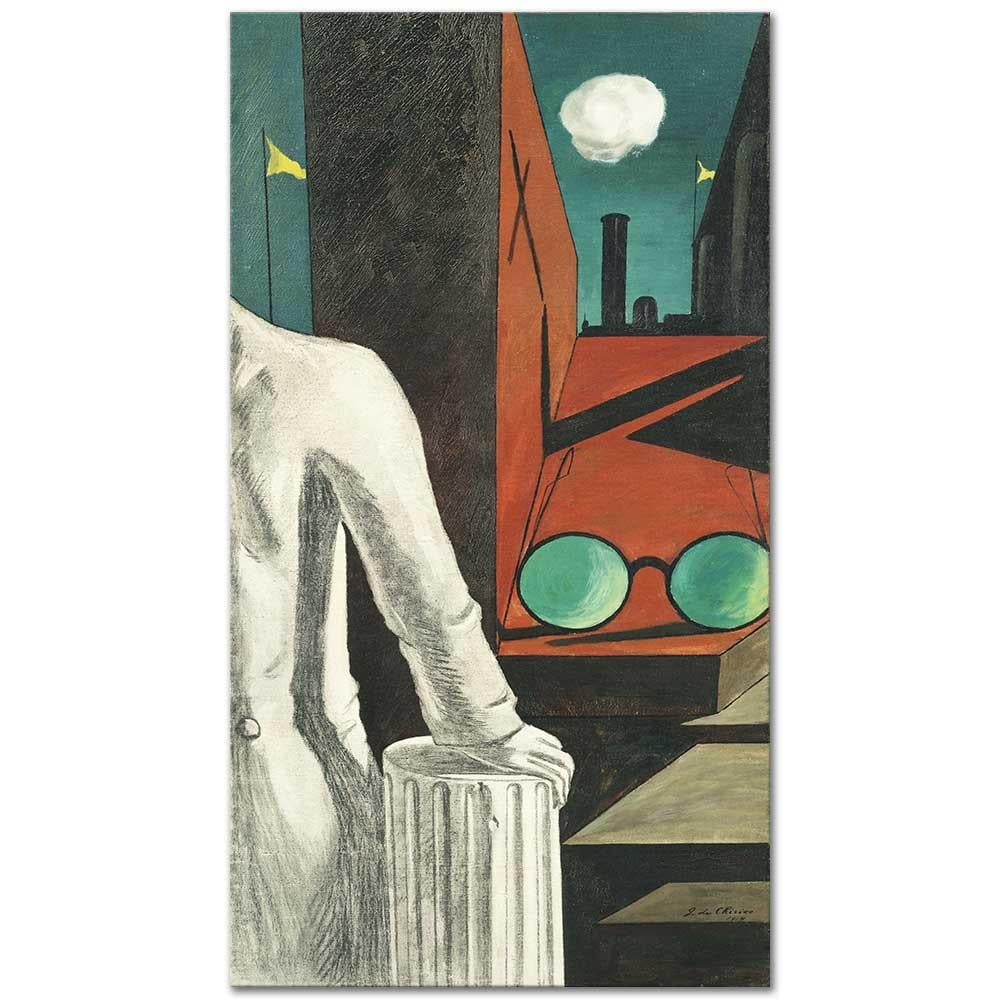 The Serenity of the Scholar by Giorgio de Chirico as Art Print