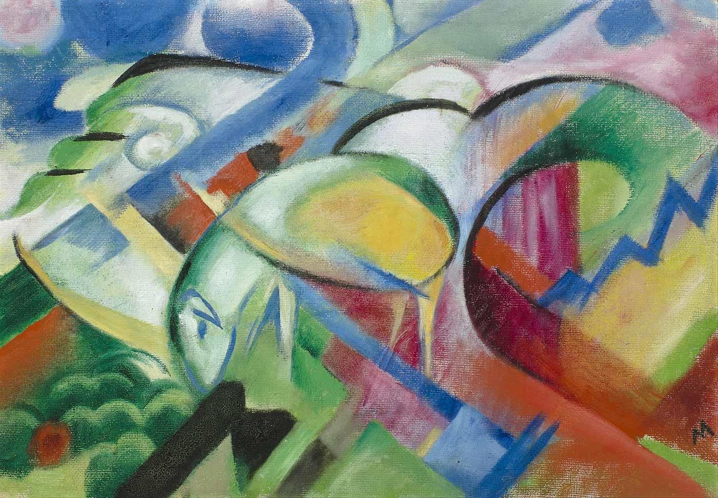 Franz Marc Koyun Kanvas Tablo