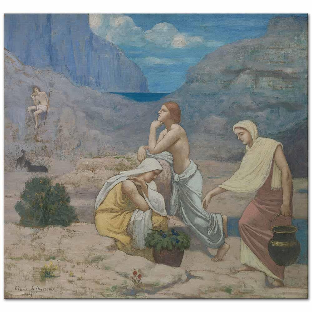 The Shepherd's Song by Pierre Puvis de Chavannes as Art Print