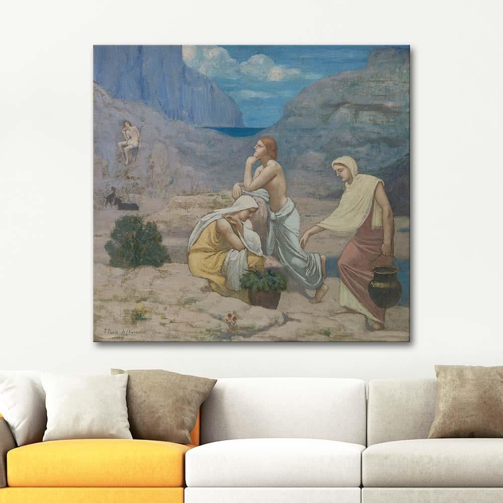 The Shepherd's Song by Pierre Puvis de Chavannes as Art Print