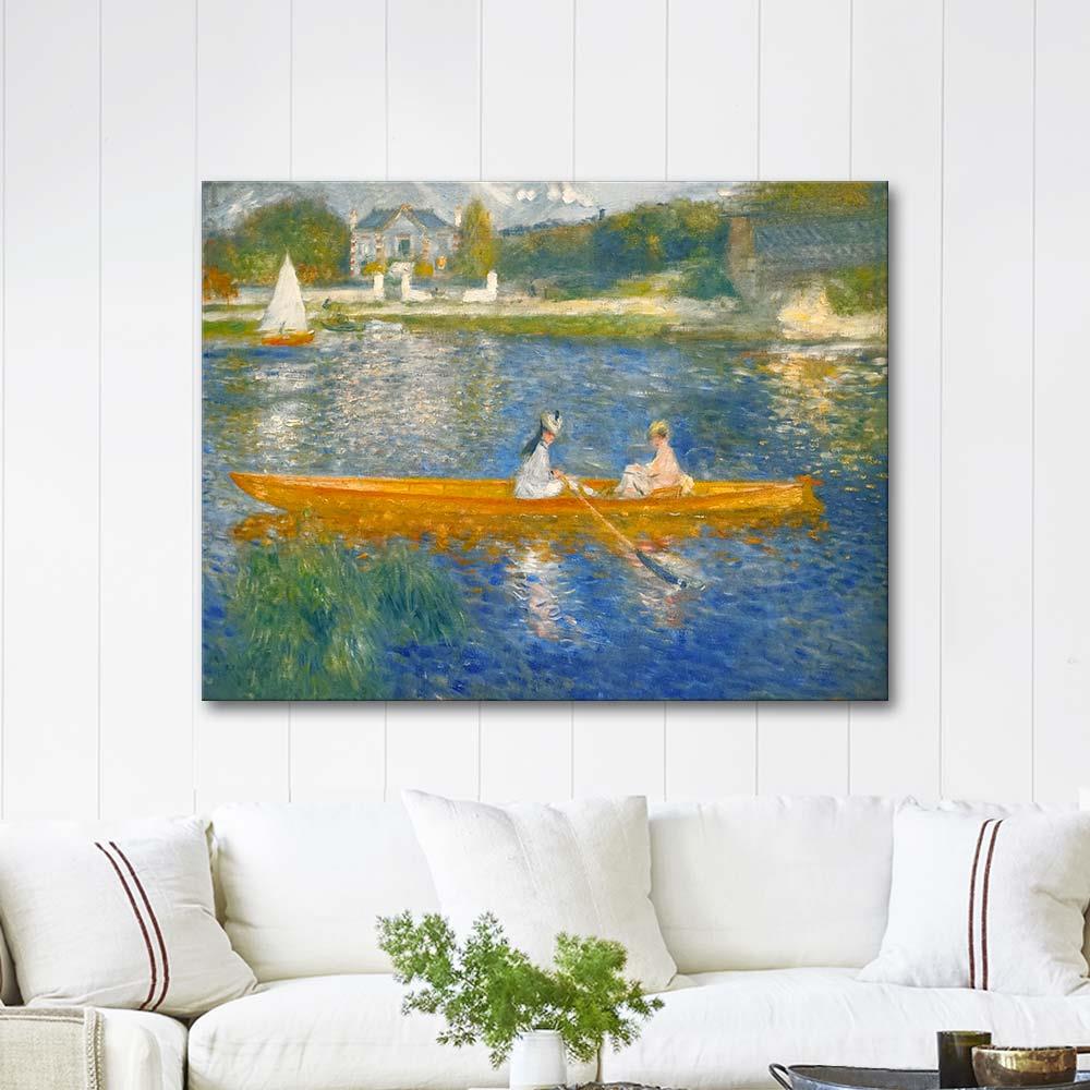 The Skiff by Pierre Auguste Renoir as Art Print