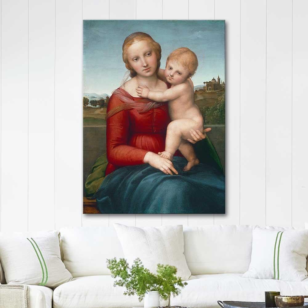 Raphael Küçük Çoban Madonna'sı Kanvas Tablo