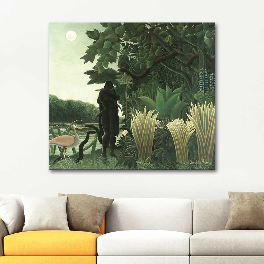 The Snake Charmer by Henri Rousseau as Art Print