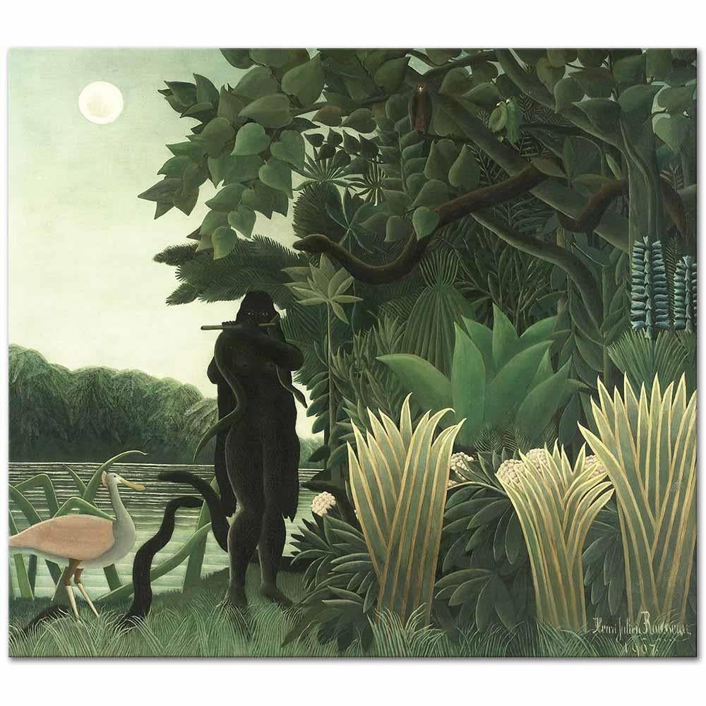 The Snake Charmer by Henri Rousseau as Art Print
