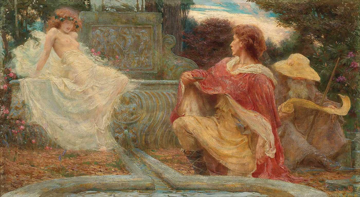 The Spirit Of The Fountain by Herbert James Draper
