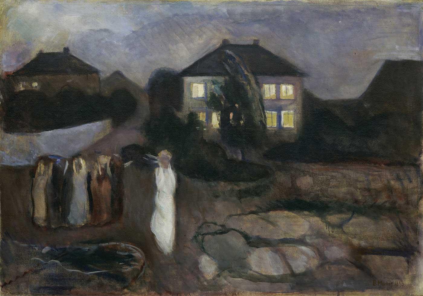 The Storm by Edvard Munch as Art Print