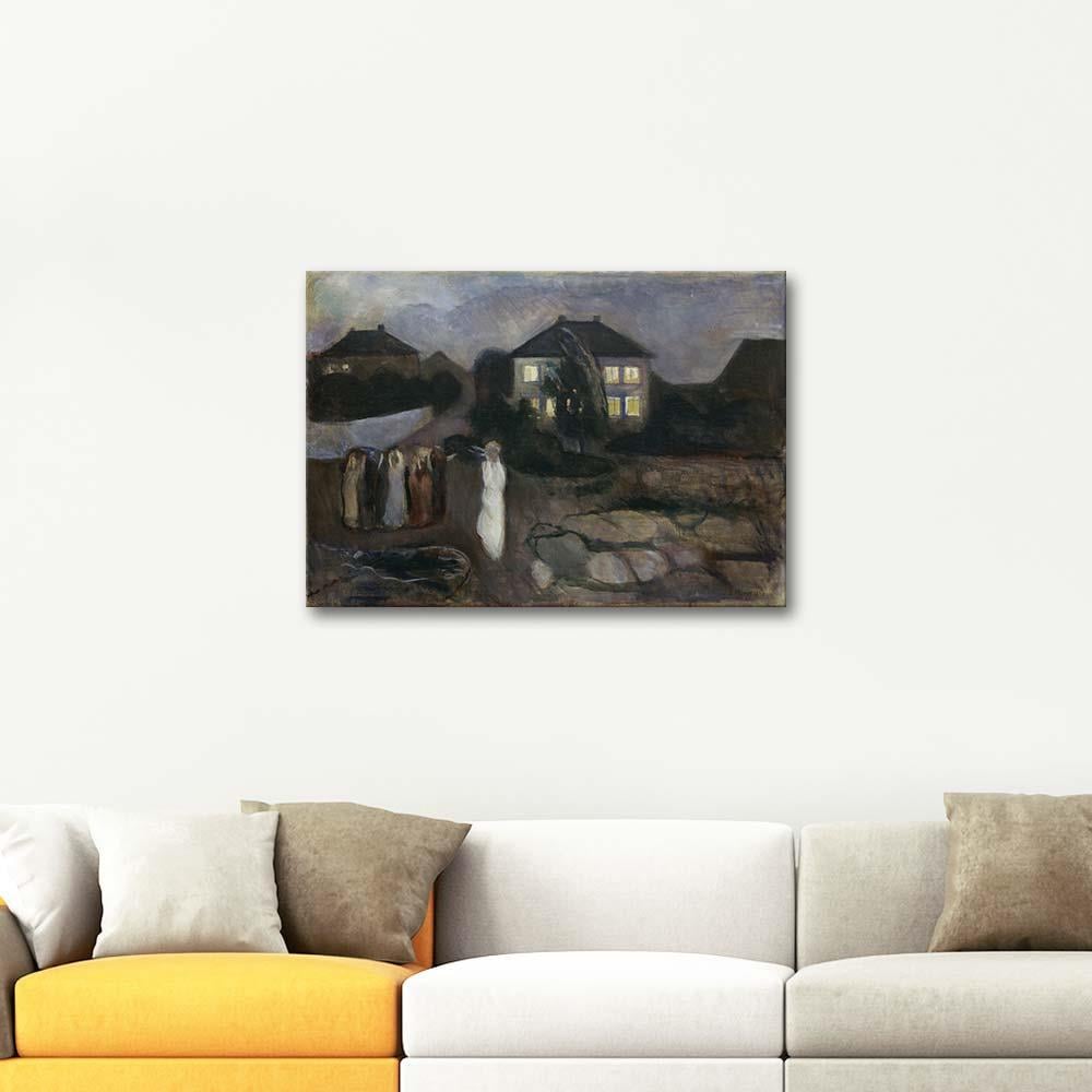 The Storm by Edvard Munch as Art Print