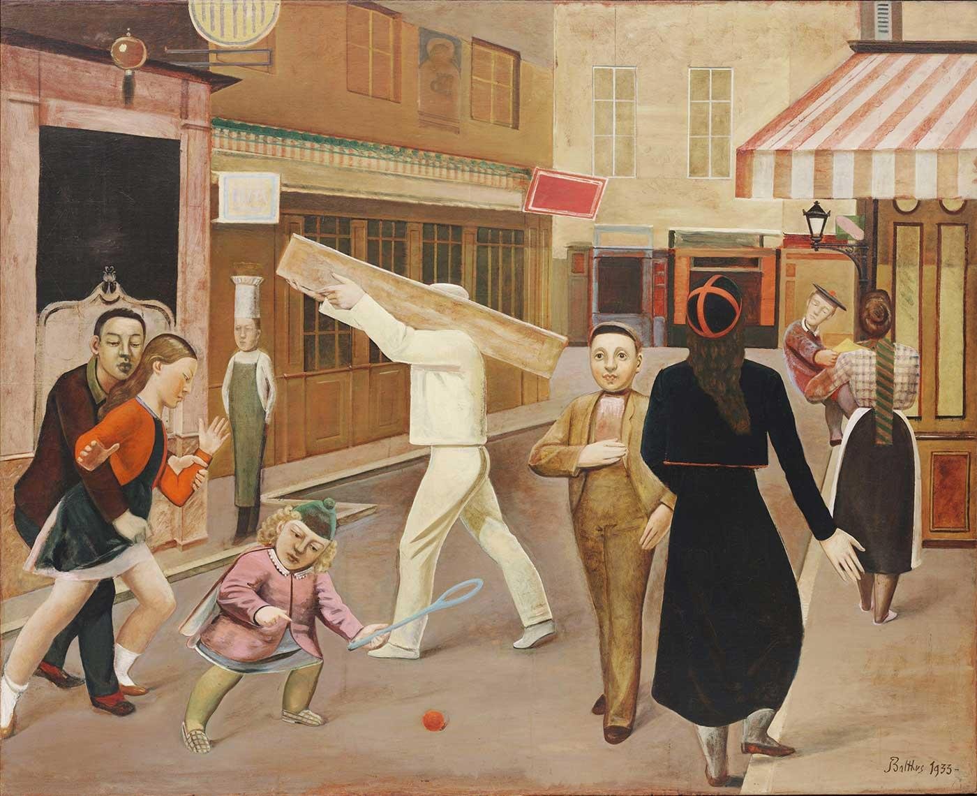 The Street Scene by Balthus