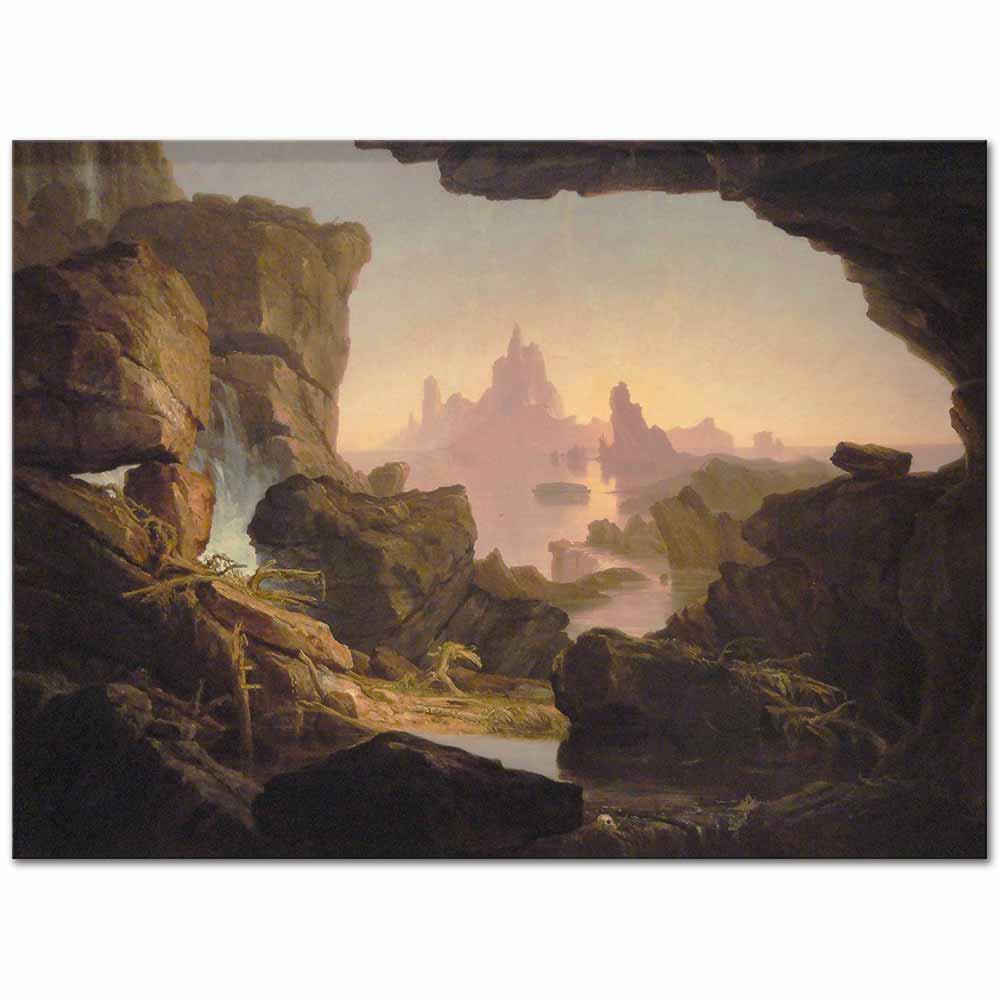 The Subsiding of the Waters of the Deluge by Thomas Cole as Art Print