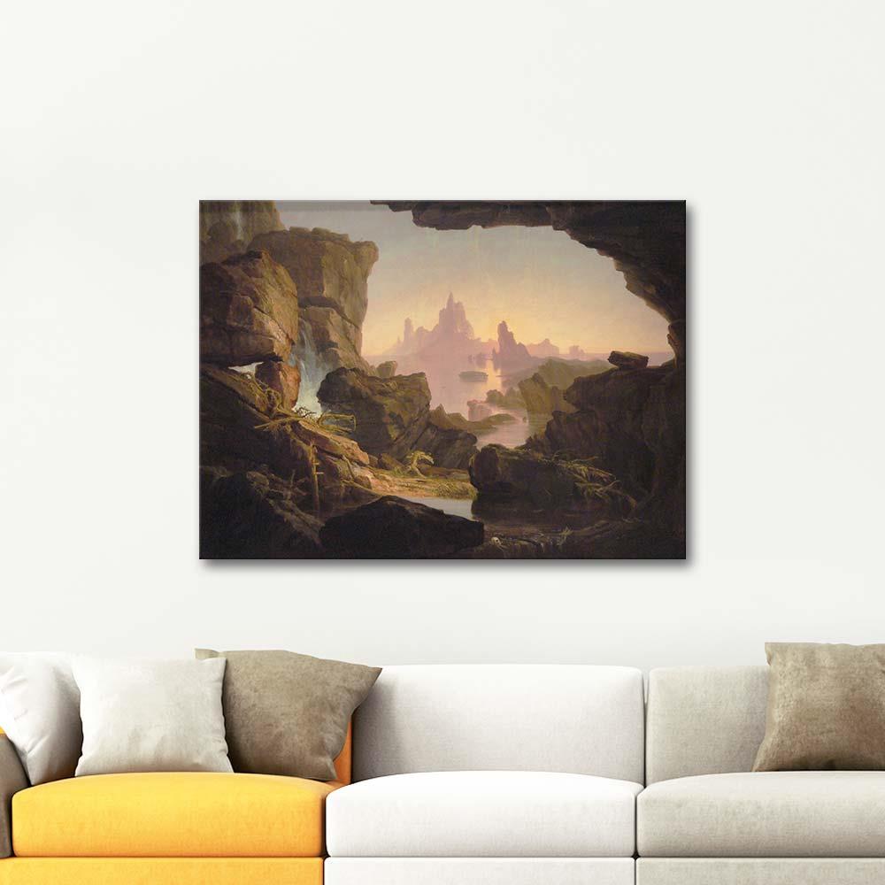 The Subsiding of the Waters of the Deluge by Thomas Cole as Art Print