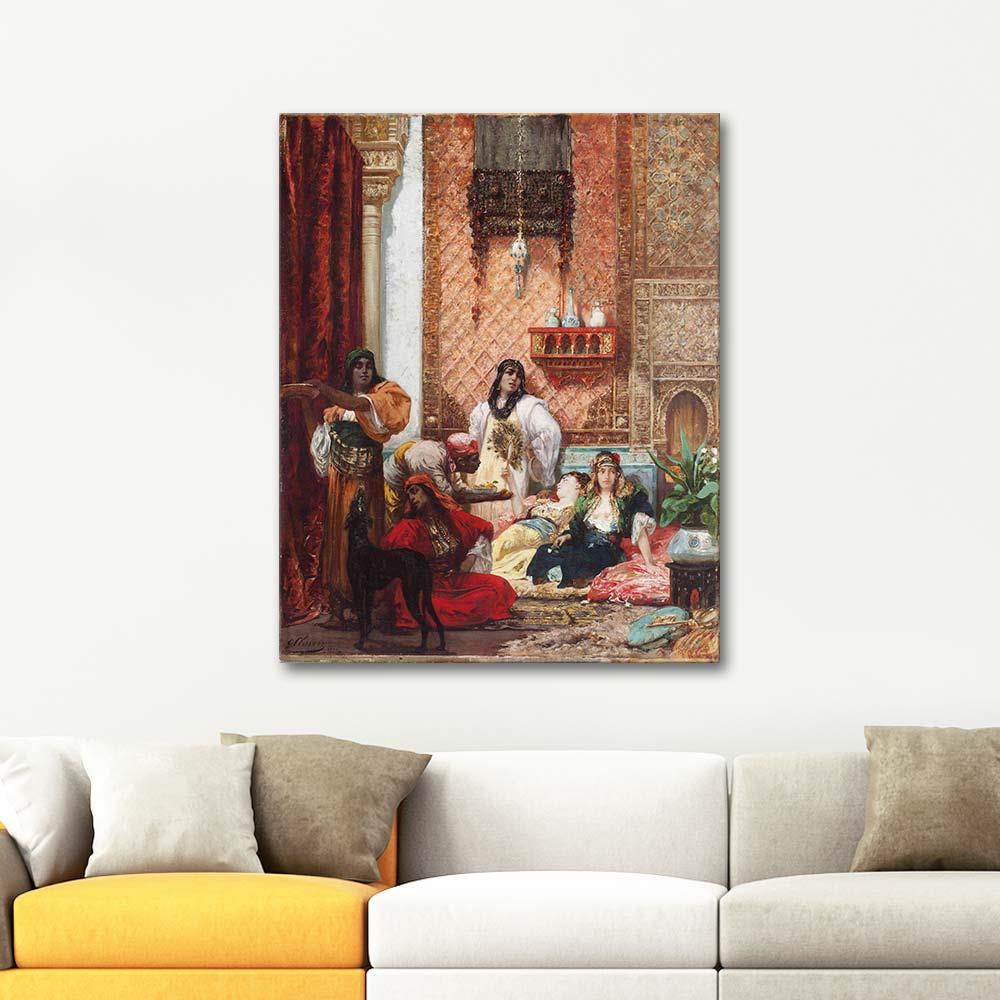 The Sultan's Favorites by Georges Clairin as Art Print