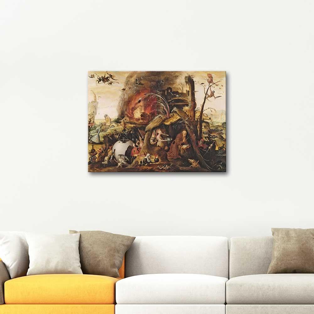 The Temptation of Saint Anthony by Jan Mandijn as Art Print