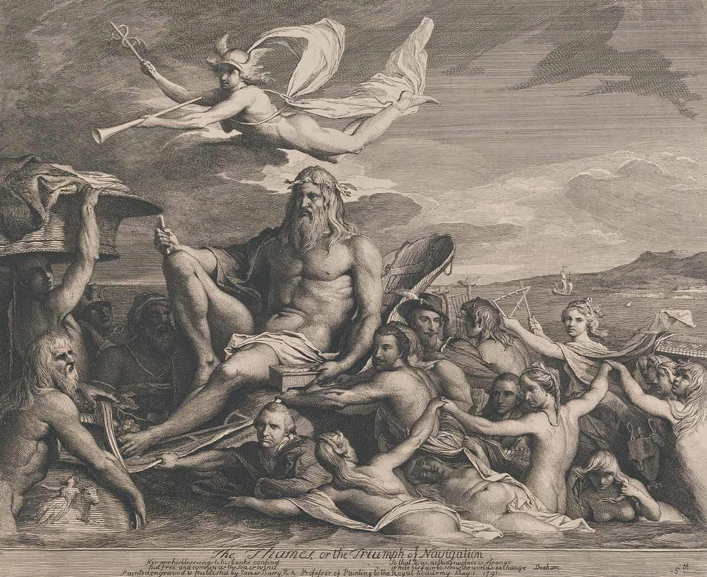 The Thames or the Triumph of Navigation by James Barry