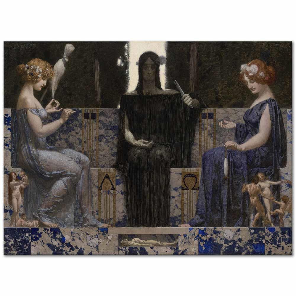 Alexander Rothaug Kader Tanrıçaları Kanvas Tablo