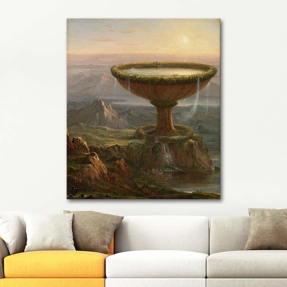 Thomas Cole Titanların Kupası Kanvas Tablo
