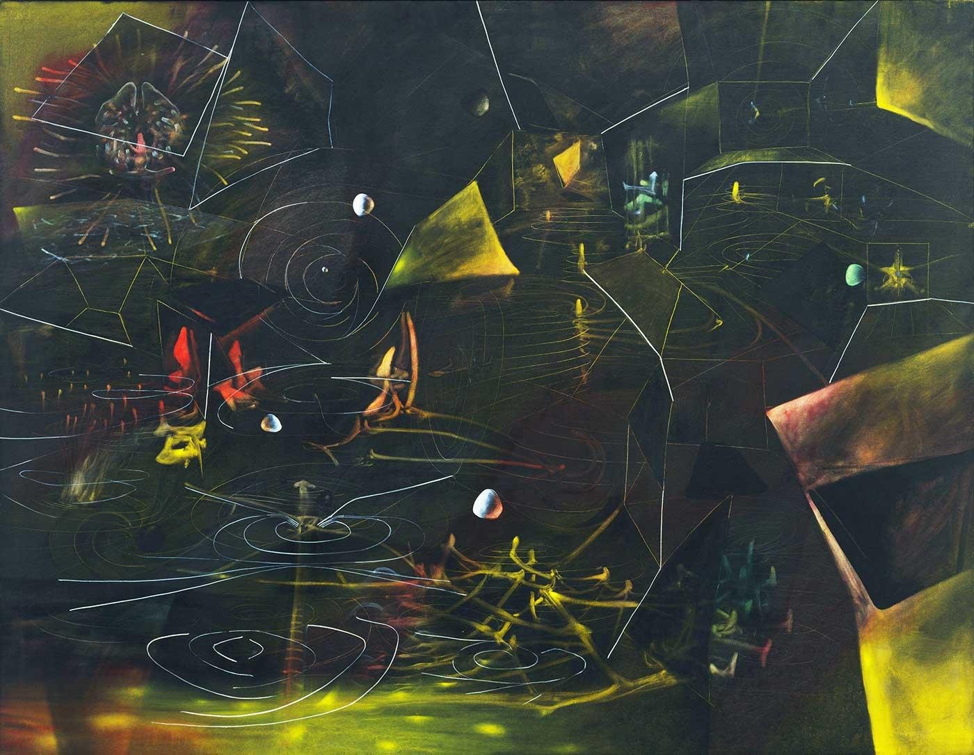 Roberto Matta Erosun Baş Döndürücülüğü 02 Kanvas Tablo