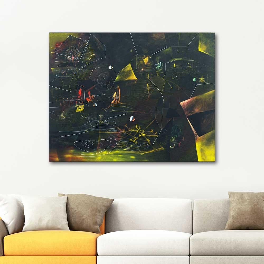 Roberto Matta Erosun Baş Döndürücülüğü 02 Kanvas Tablo