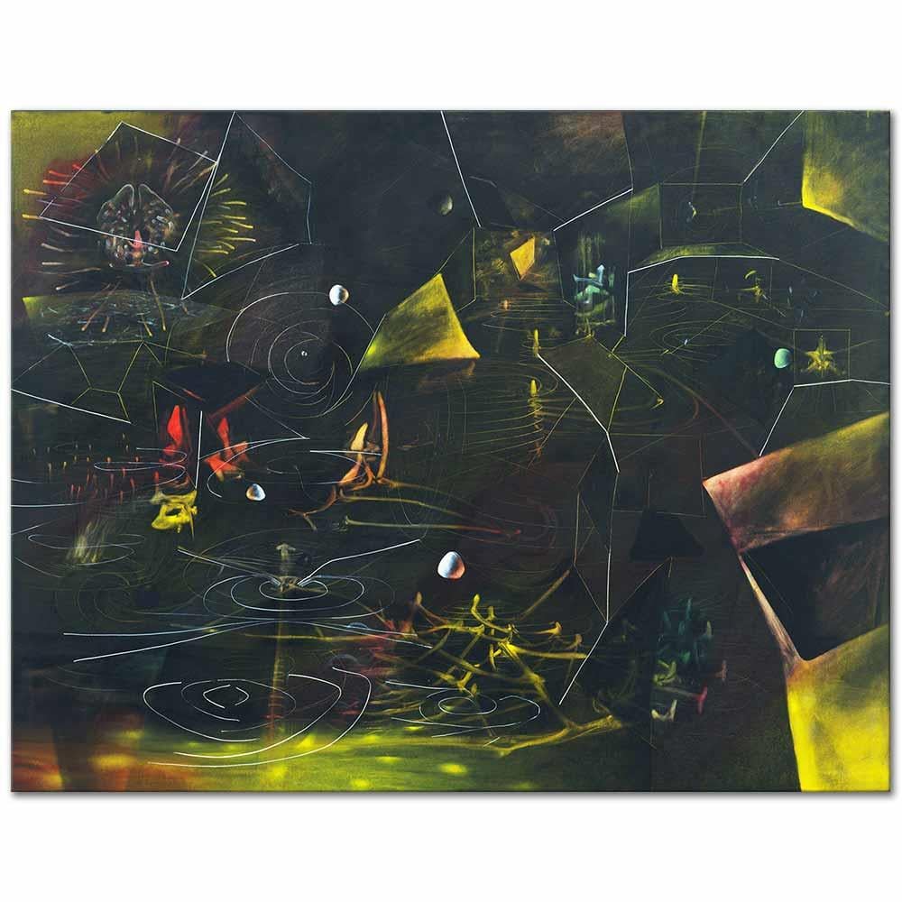 Roberto Matta Erosun Baş Döndürücülüğü 02 Kanvas Tablo