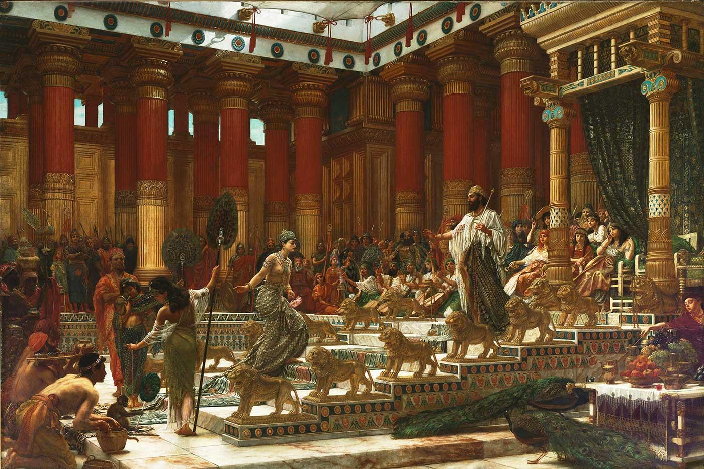 The Visit of the Queen of Sheba to King Solomon by Edward John Poynter