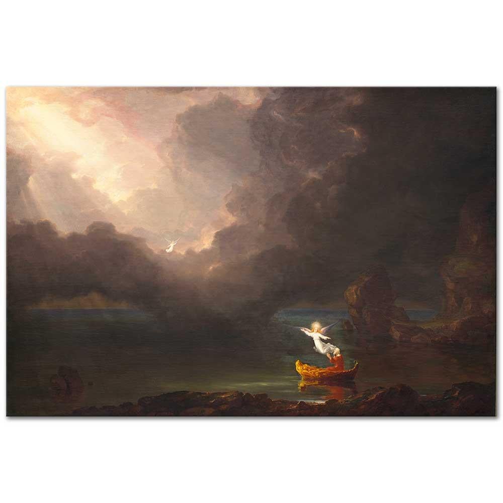 Thomas Cole Yaşam Yolculuğu Yaşlılık Kanvas Tablo