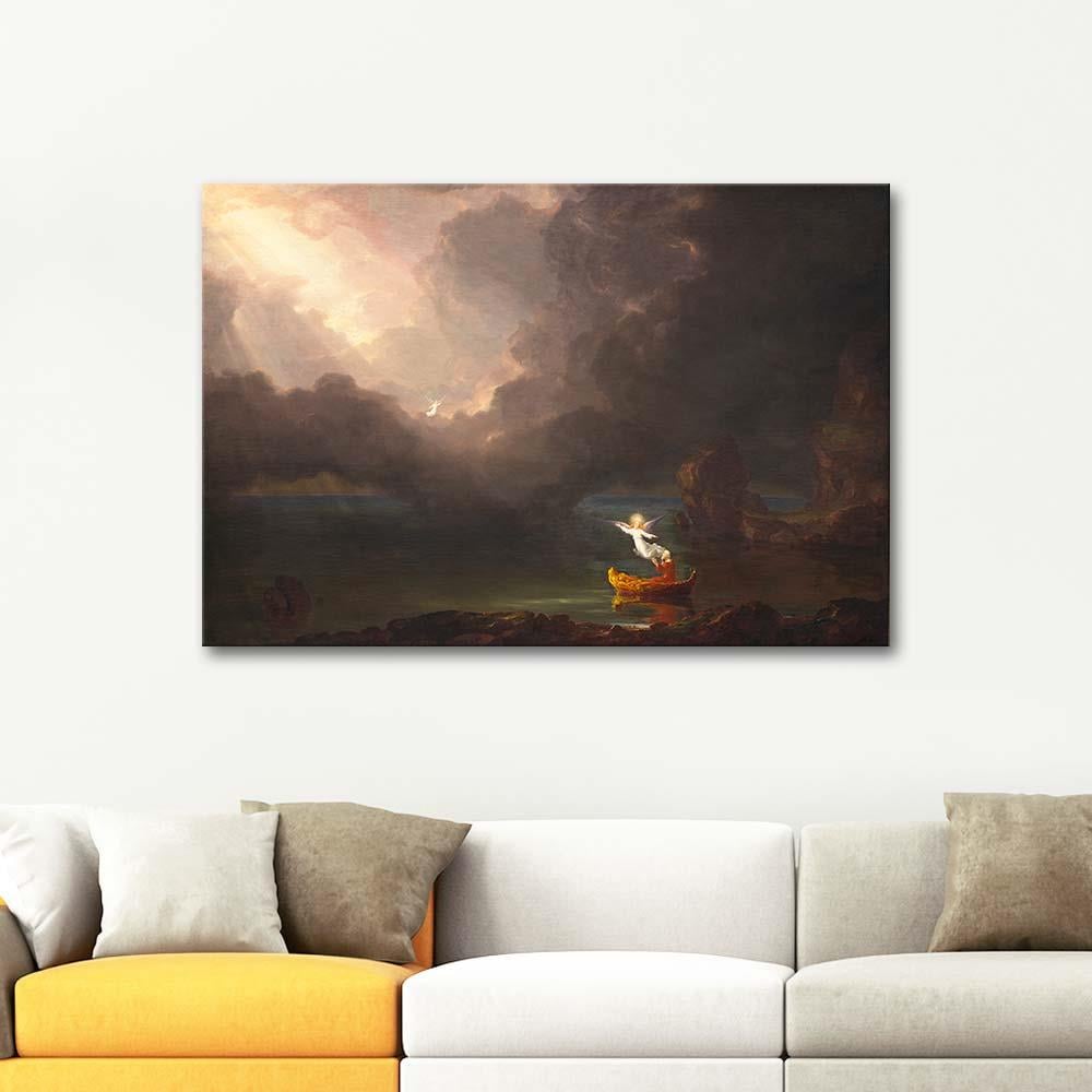Thomas Cole Yaşam Yolculuğu Yaşlılık Kanvas Tablo