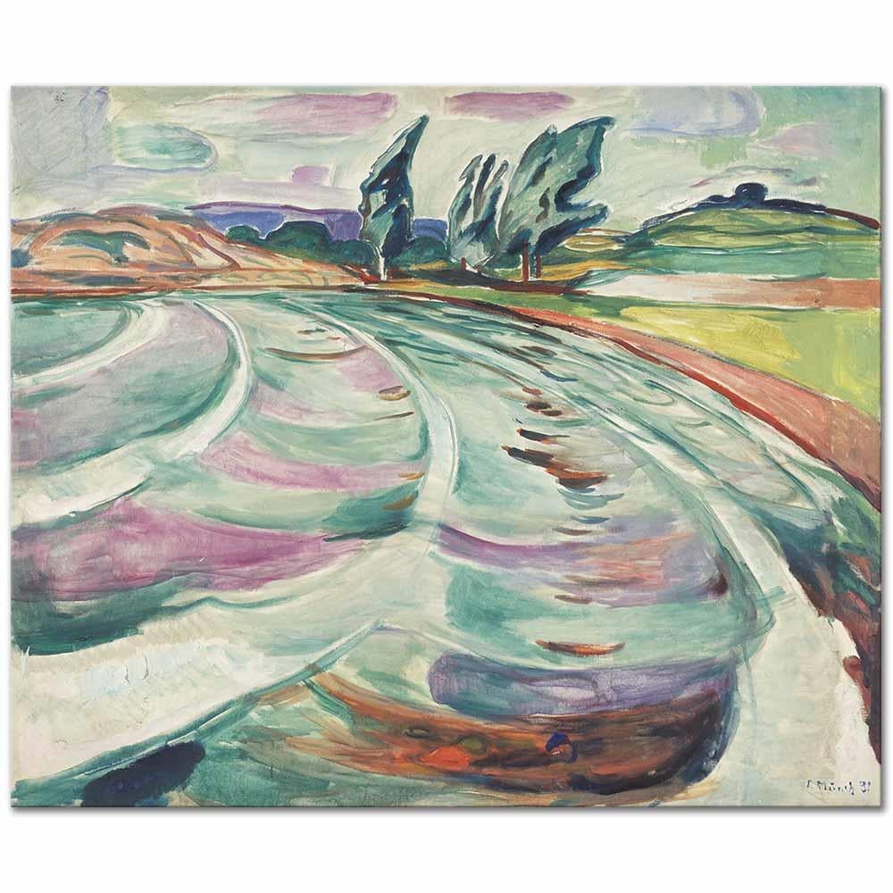 The Wave by Edvard Munch as Art Print