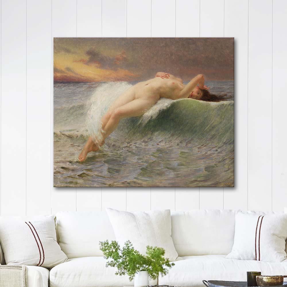 The Wave by Guillaume Seignac as Art Print