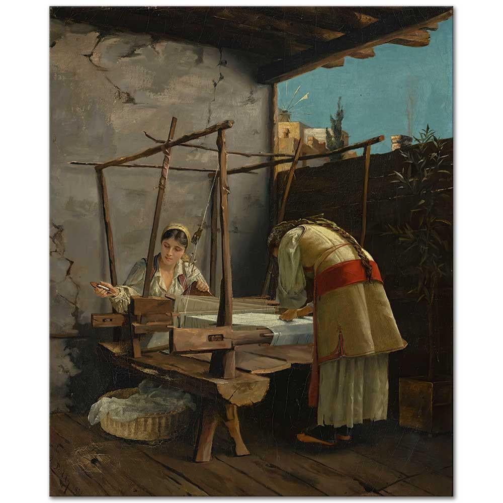 Theodore Ralli Dokumacılar, Arachova Kanvas Tablo