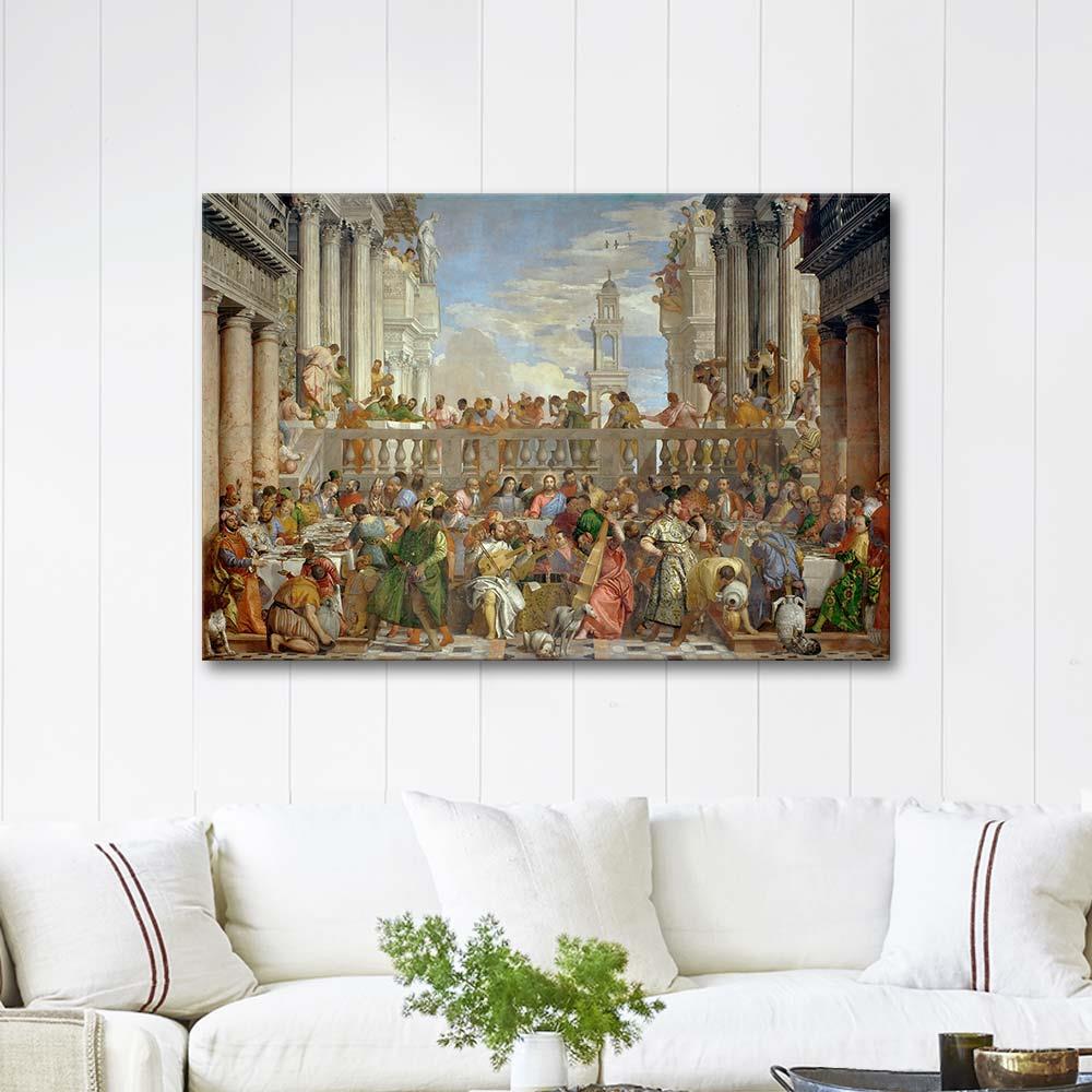 Paolo Veronese Cana'da Düğün Kanvas Tablo