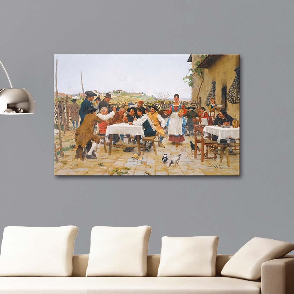 The Winning Hand by Raffaello Sorbi as Art Print
