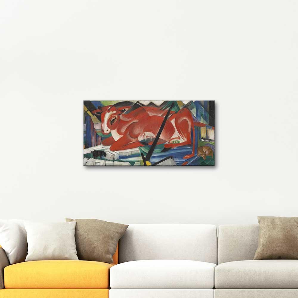 The World Cow by Franz Marc as Art Print