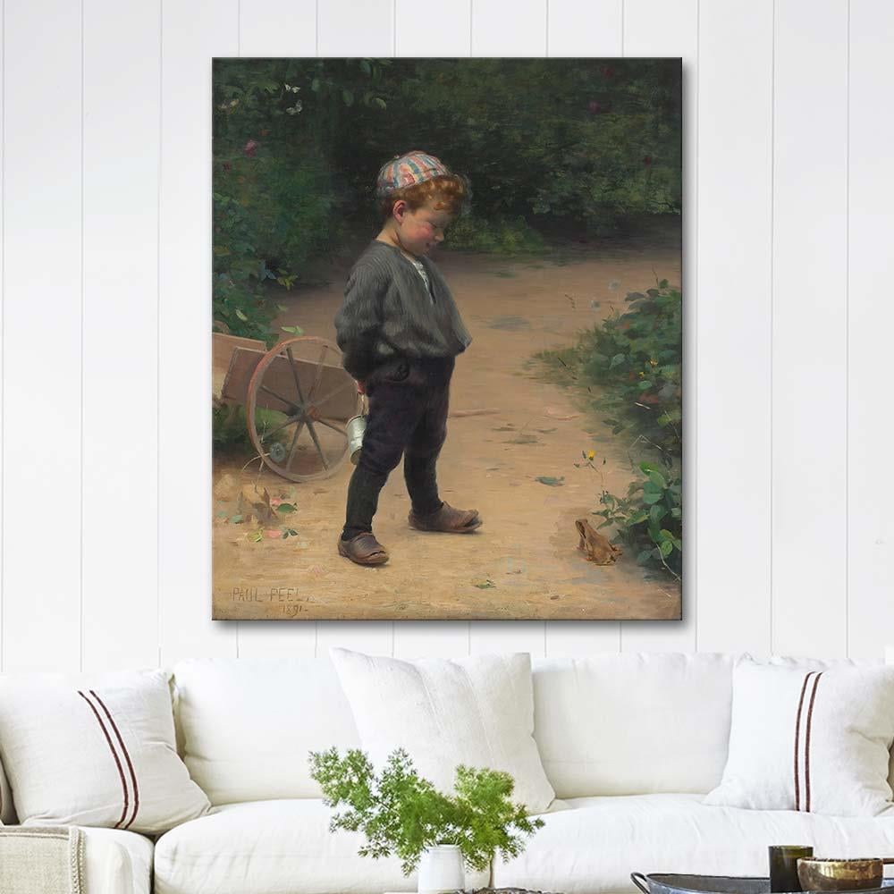 The Young Biologist by Paul Peel as Art Print