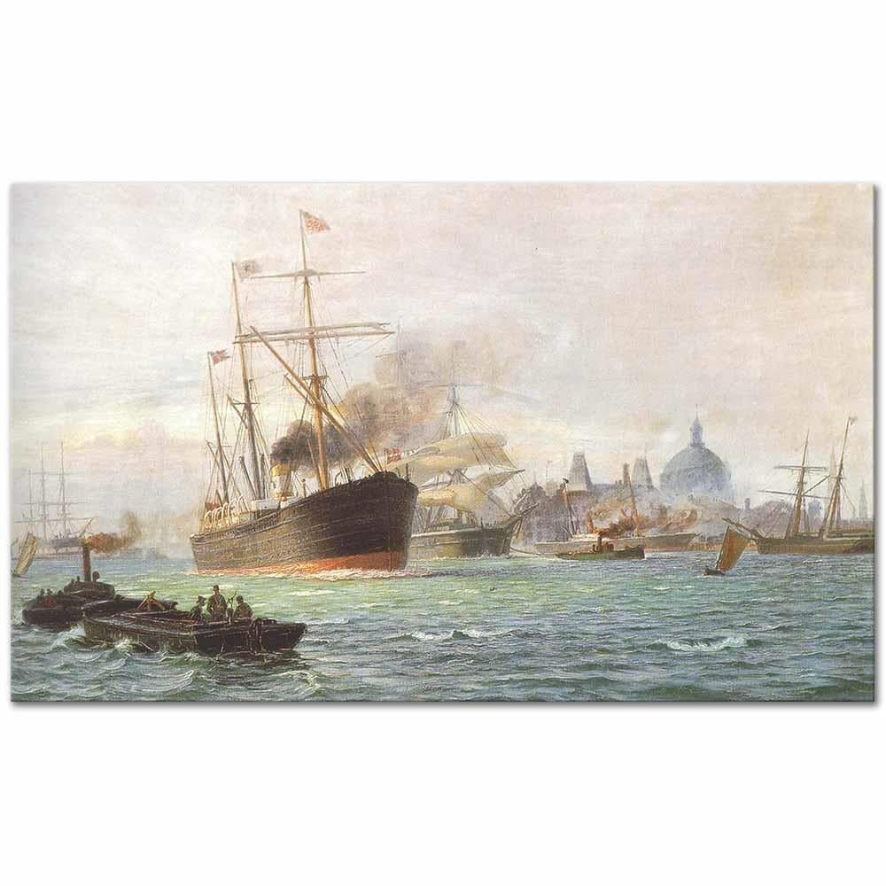 Vilhelm Karl Ferdinand Arnesen Thingvalla Kanvas Tablo