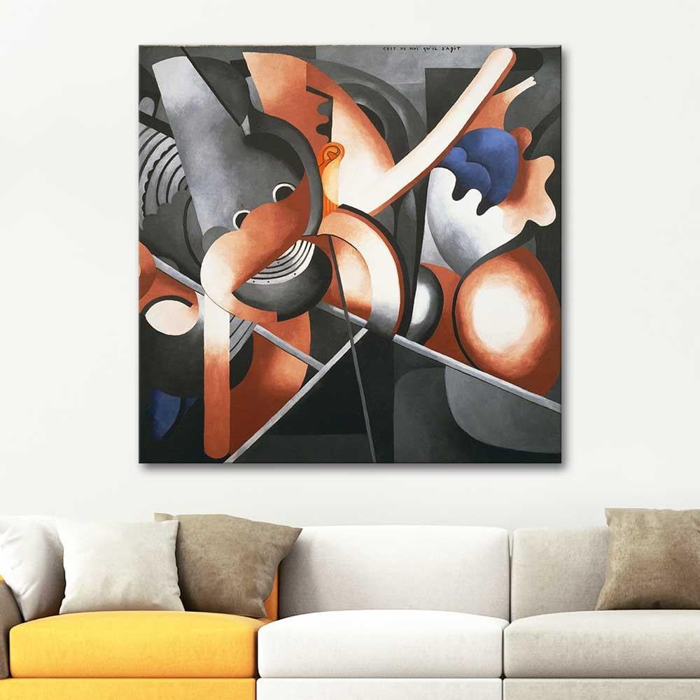 Francis Picabia Bunun Benimle Yapacakları Var Kanvas Tablo
