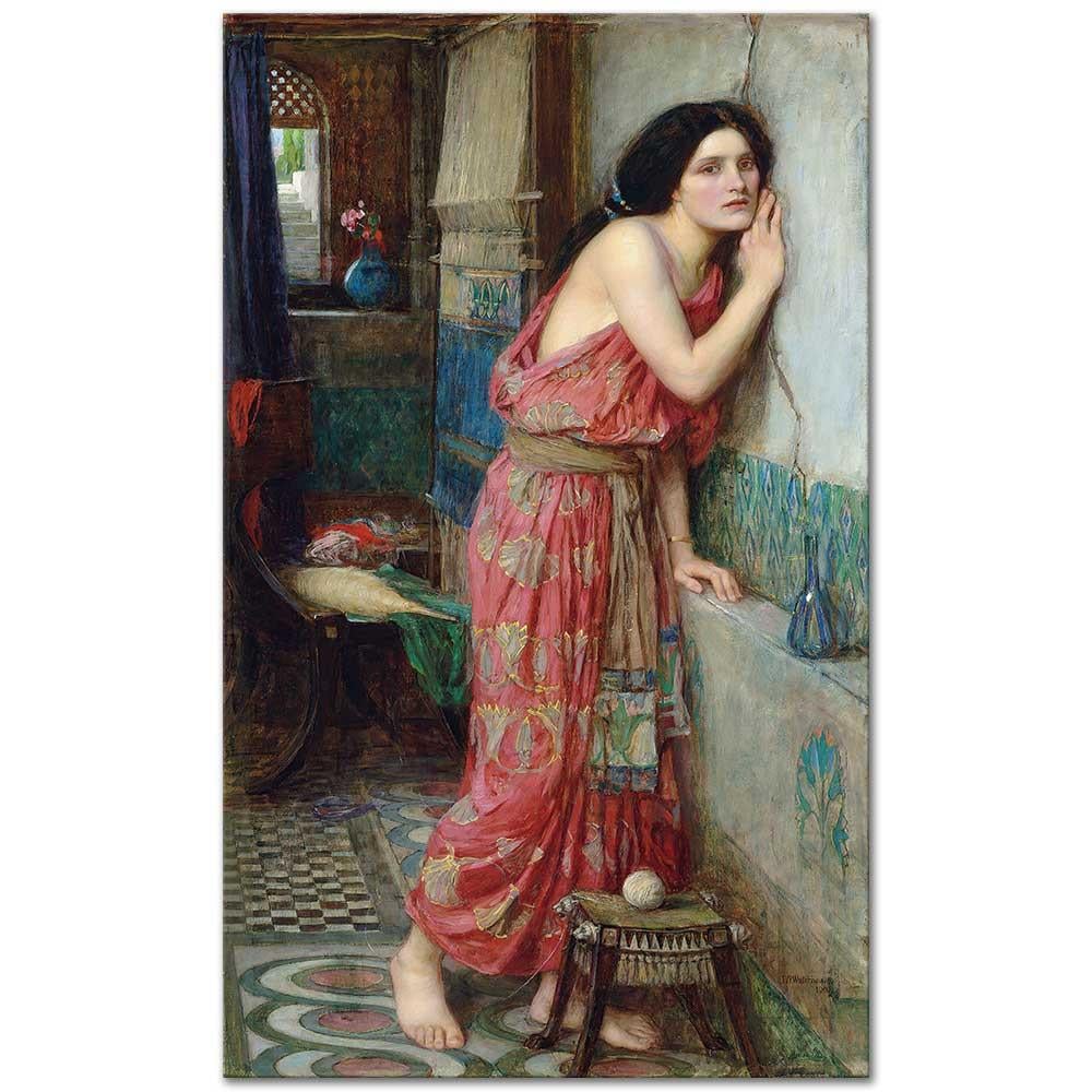 John William Waterhouse Thisbe Kanvas Tablo
