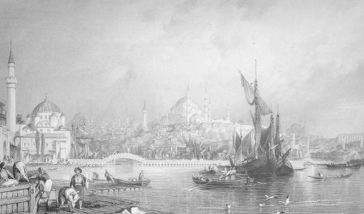 Thomas Allom A View to Golden Horn