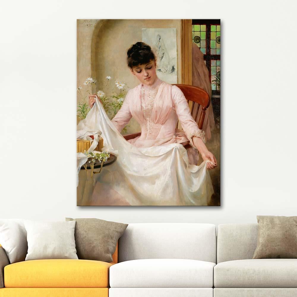 Thomas Benjamin Kennington The Wedding Dress Art Print