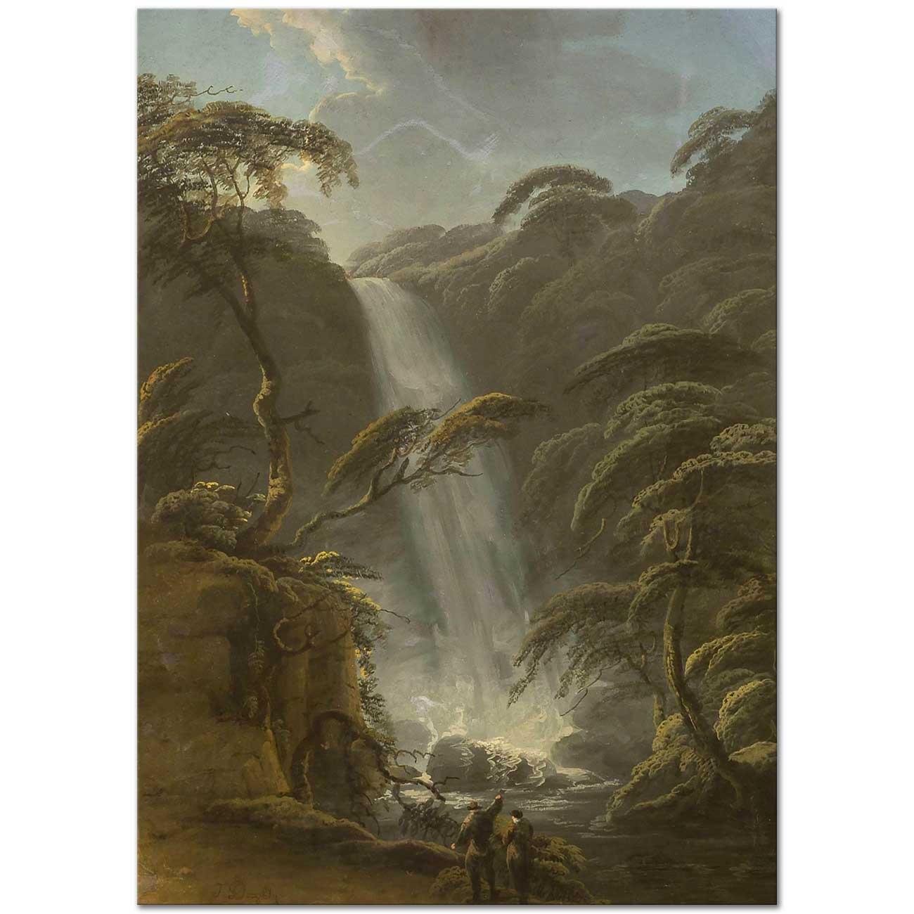 Thomas Doughty Kaaterskill Şelalesi Kanvas Tablo