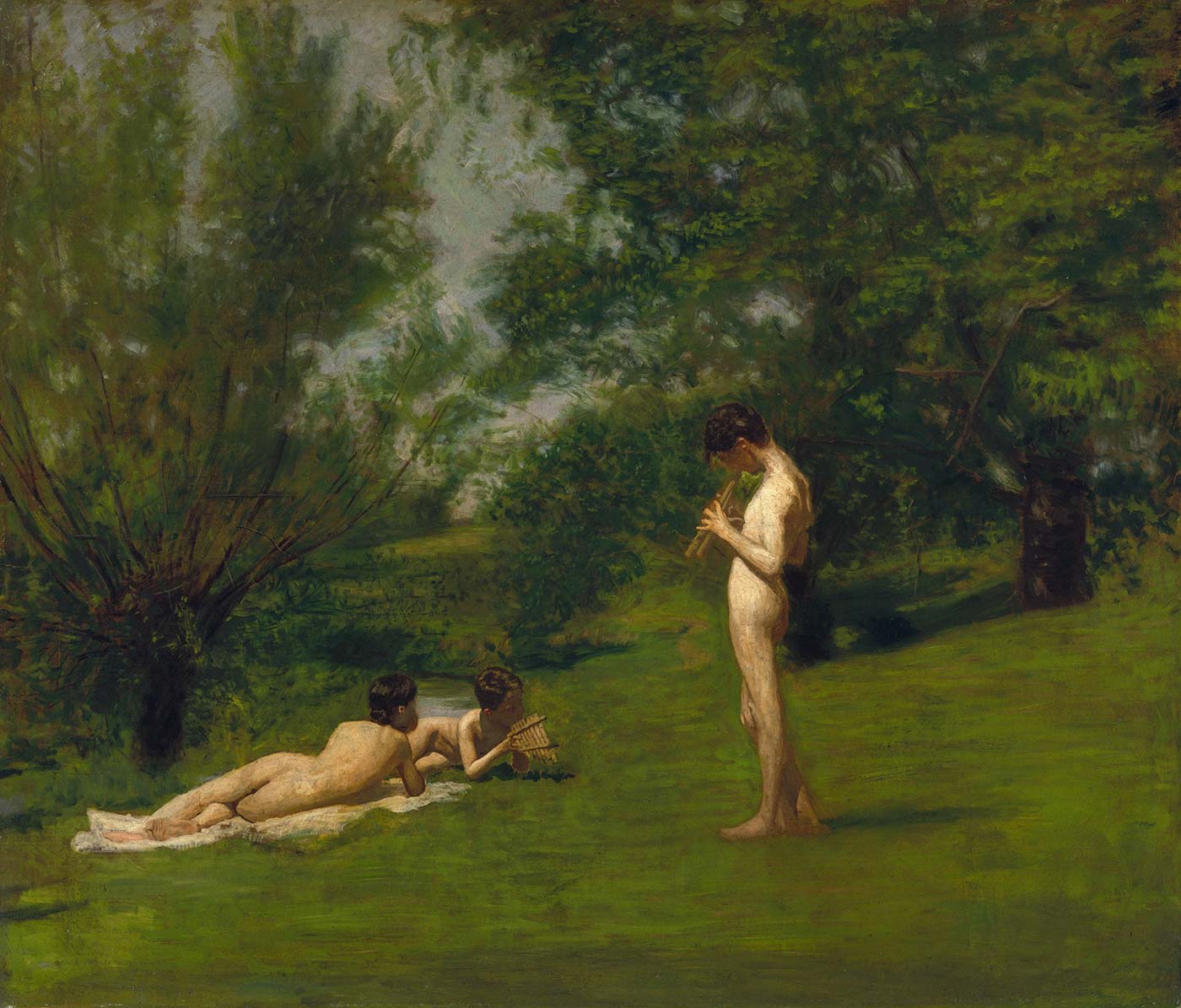 Thomas Eakins Arcadia Kanvas Tablo