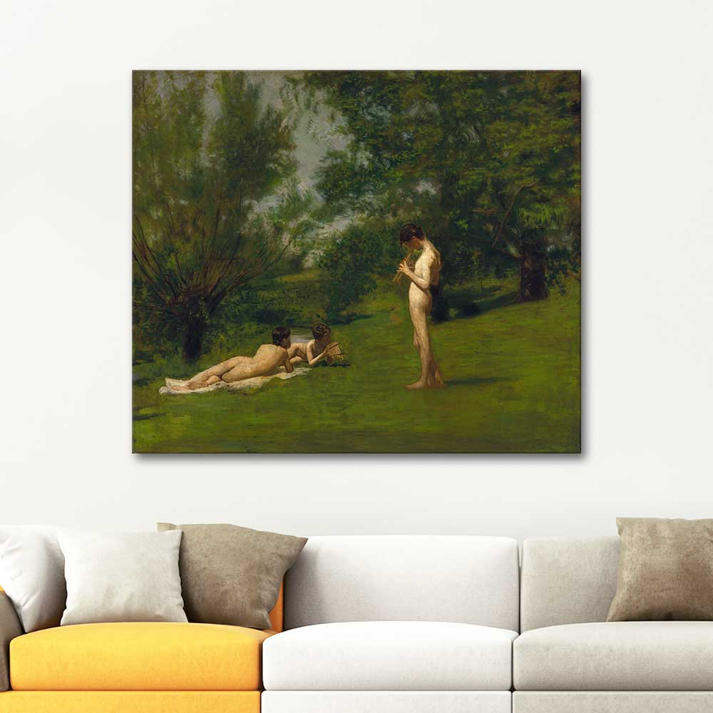 Thomas Eakins Arcadia Kanvas Tablo