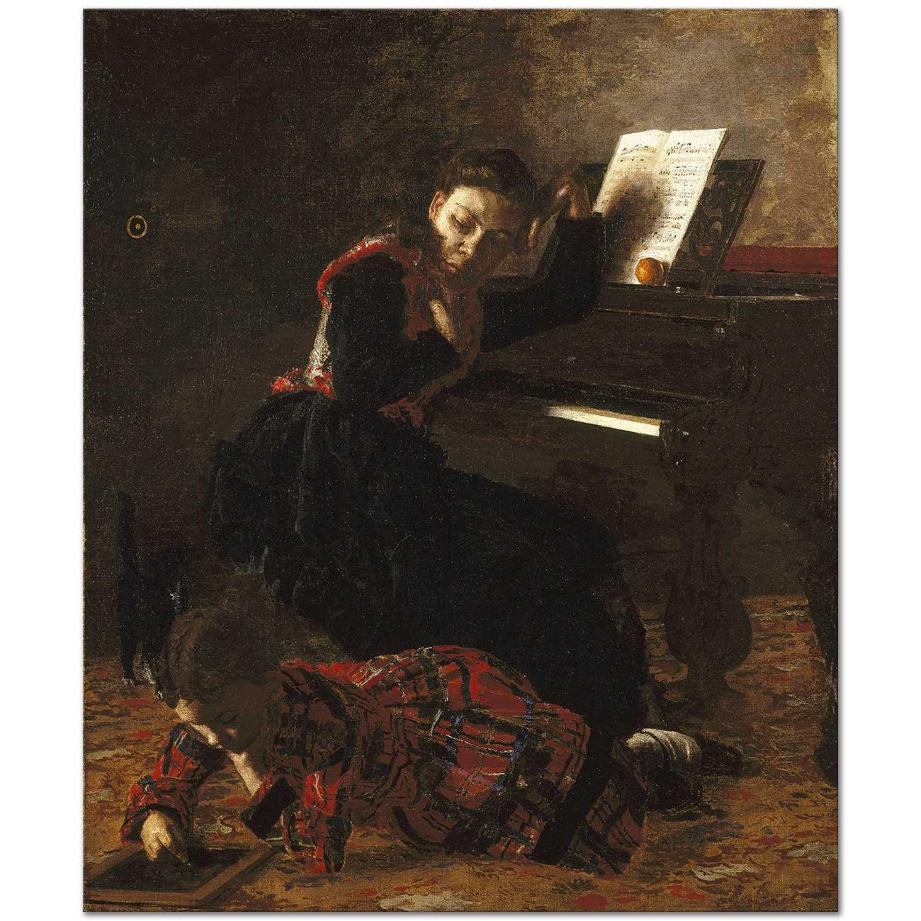 Thomas Eakins Home Scene Art Print