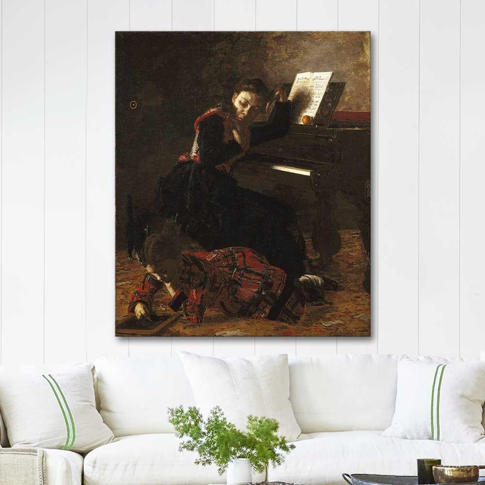 Thomas Eakins Home Scene Art Print